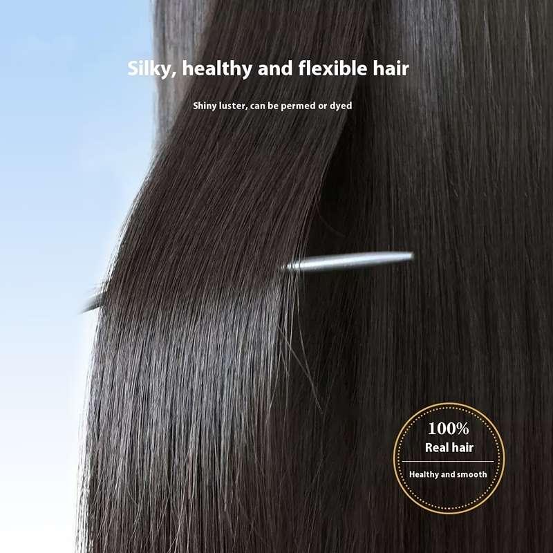 Full coverage human hair wig 210g lightweight comfortable all day wear salon quality