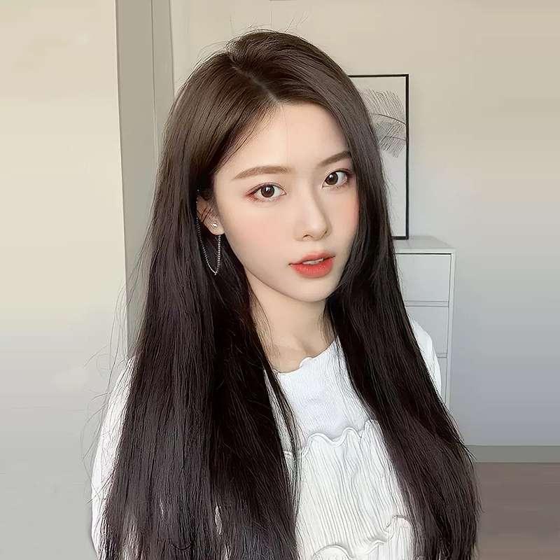Full wig human hair dyeable colorable natural texture hair loss solution fashion