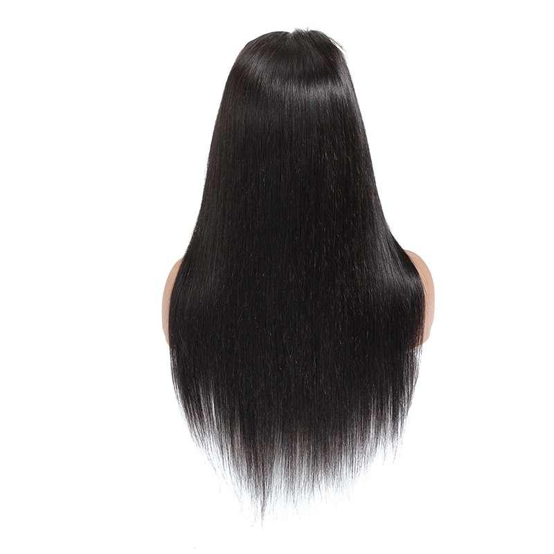 Close-up detail of transparent HD mesh showing natural scalp appearance and pre-plucked baby hairs
