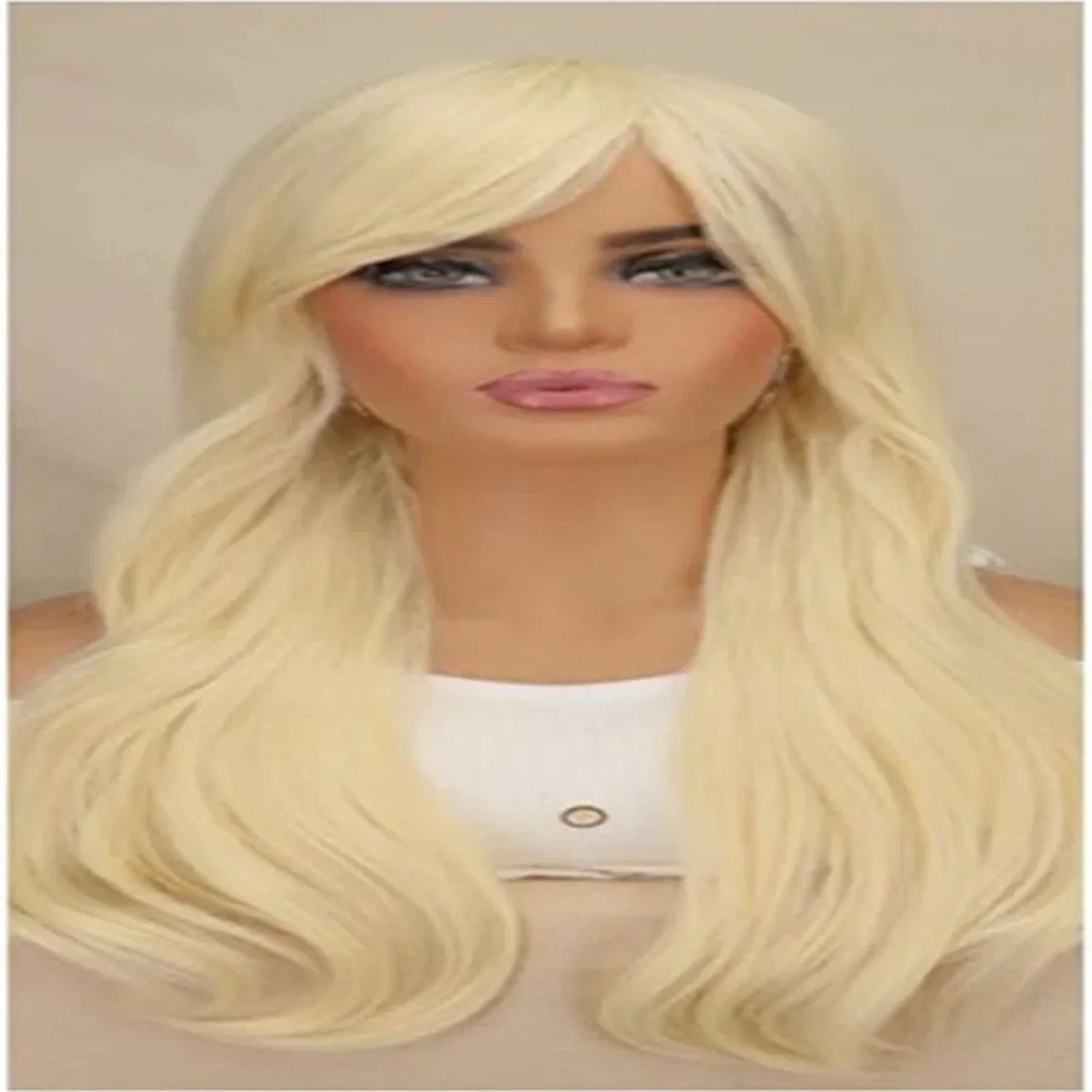 Model showcasing sleek appearance with natural shine, tangle-free maintenance, elegant look