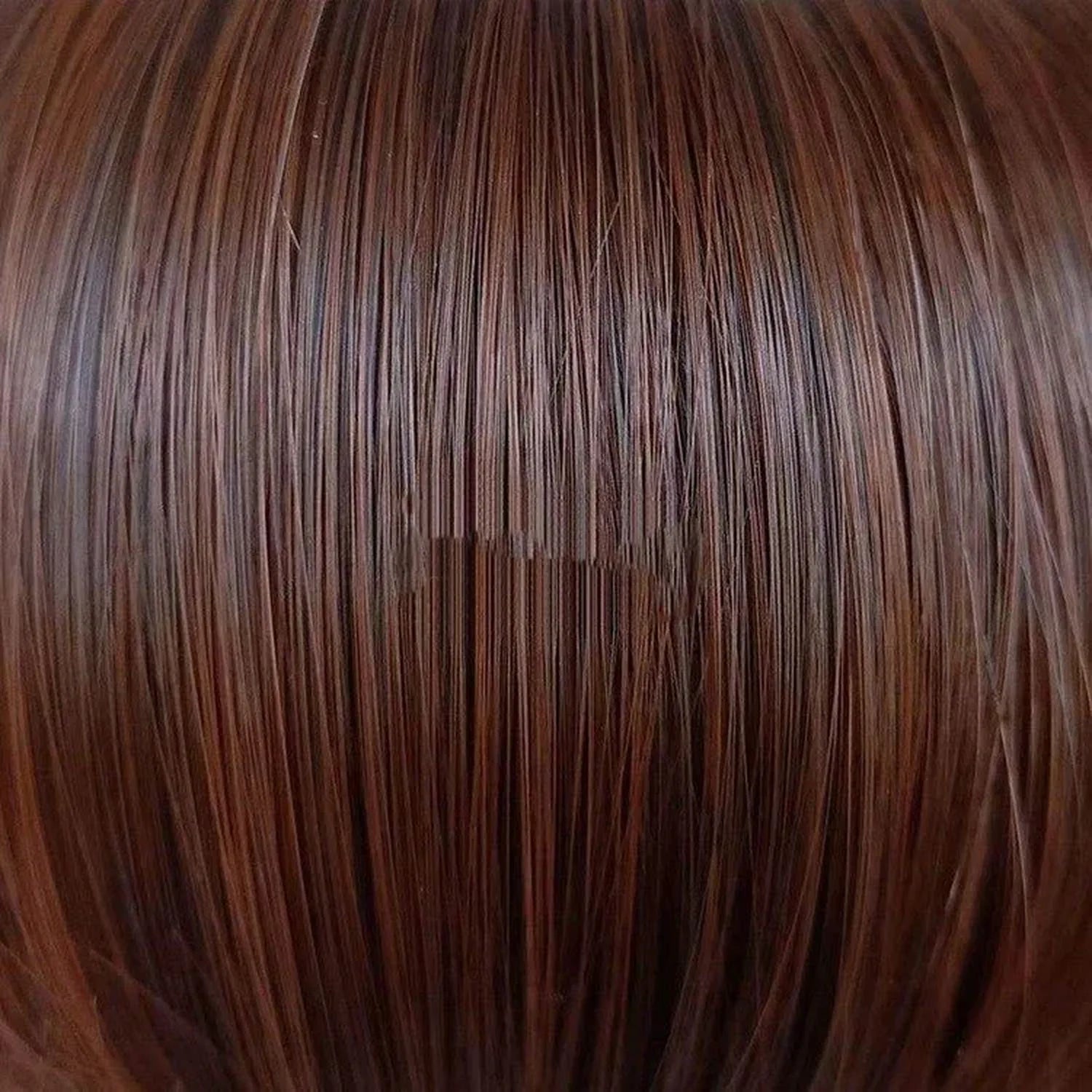 Brown synthetic curly hair strands kanekalon fiber texture quality natural appearance